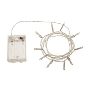 CATENA CON 10 LED BIANCO CALDO