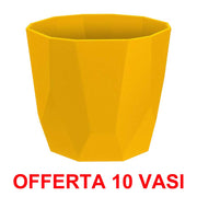 OFFERTA 10 VASO B.FOR ROCK 14CM OCHRE
