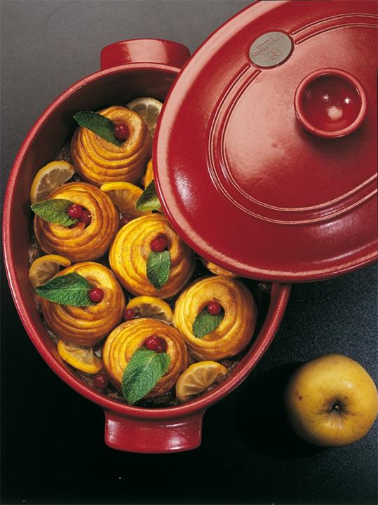 COCOTTE OVALE IN CERAMICA FLAME 6 LITRI GRAND CRU