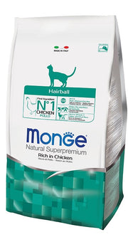 MONGE CIBO SECCO GATTO CROCCANTINI HAIRBALL 400 GR