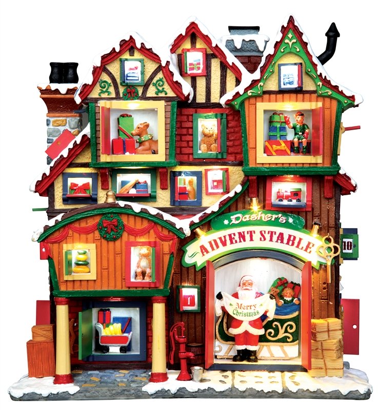 CALENDARIO DELL'AVVENTO - DASHER'S ADVENT STABLE