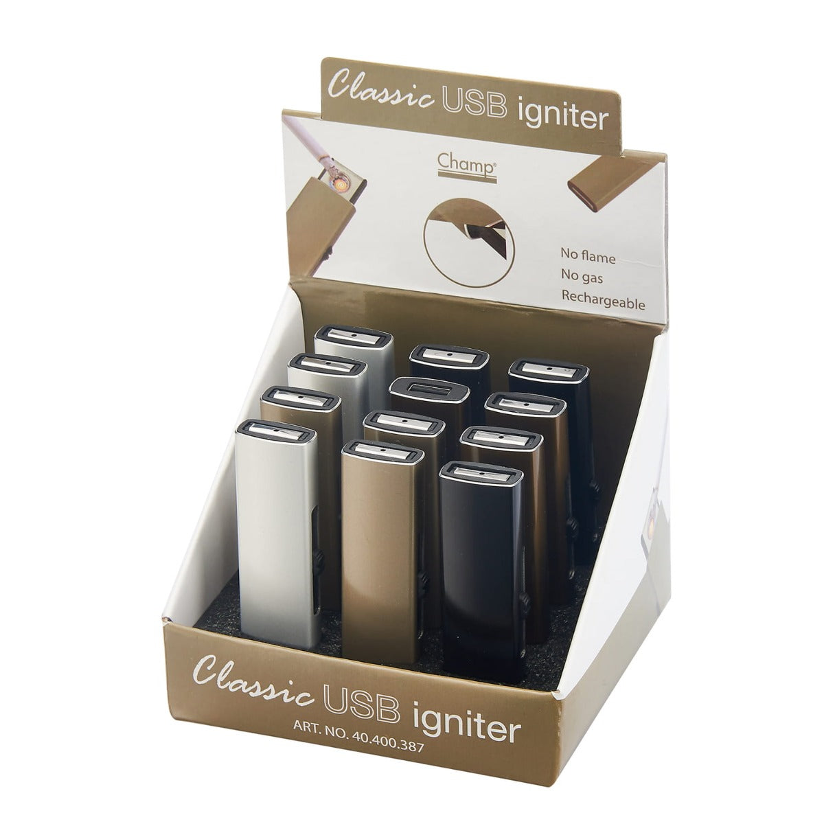 ACCENDINO USB SENZA FIAMMA COLORE ASSORTITO