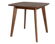 TAVOLINO 80X80X75CM IN LEGNO MARRONE SCURO