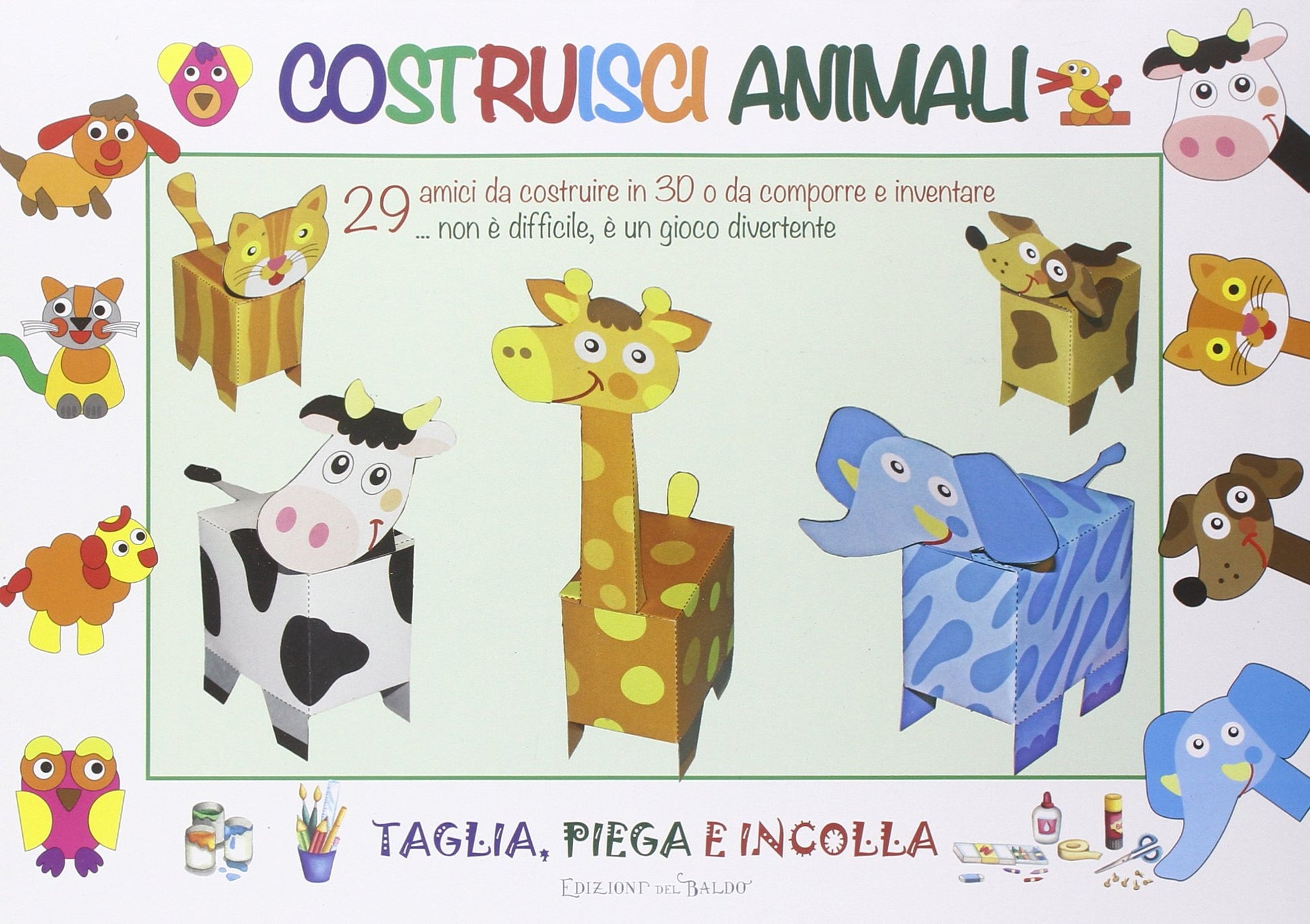 LIBRO COSTRUISCI ANIMALI