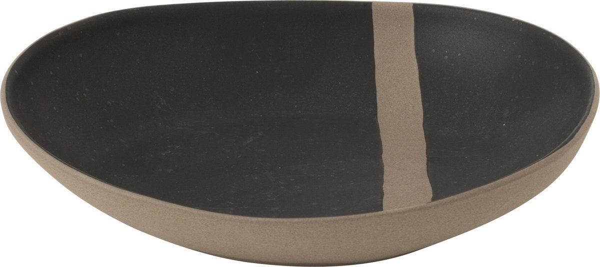 Insalatiera in ceramica 20.7X20.7X5cm Nero