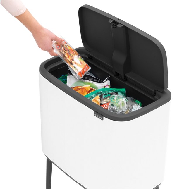 PATTUMIERA SOFT TOUCH 36 LT BO TOUCH BIN BIANCA