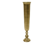 VASO IN ALLUMINIO 16X78CM ORO