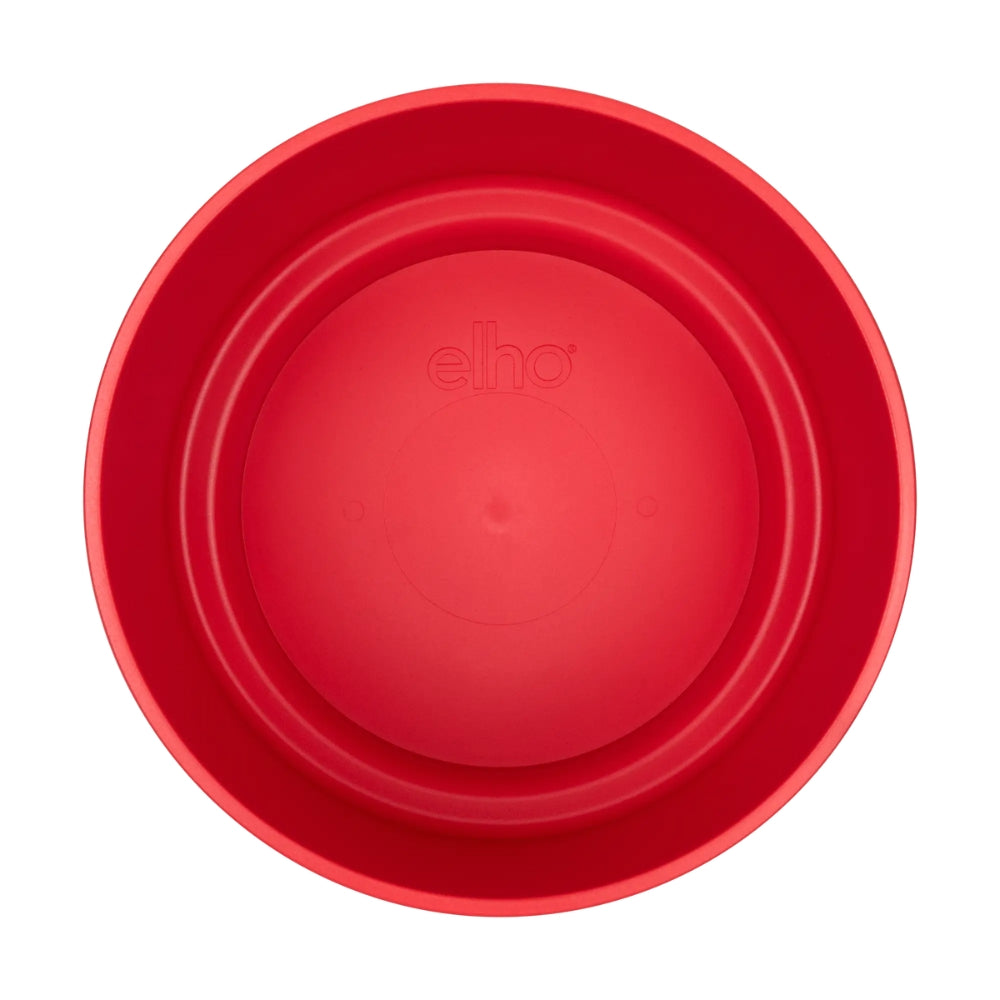 FIORIERA RIALZATA B.FOR STUDIO ROUND 22CM BRILLIANT RED