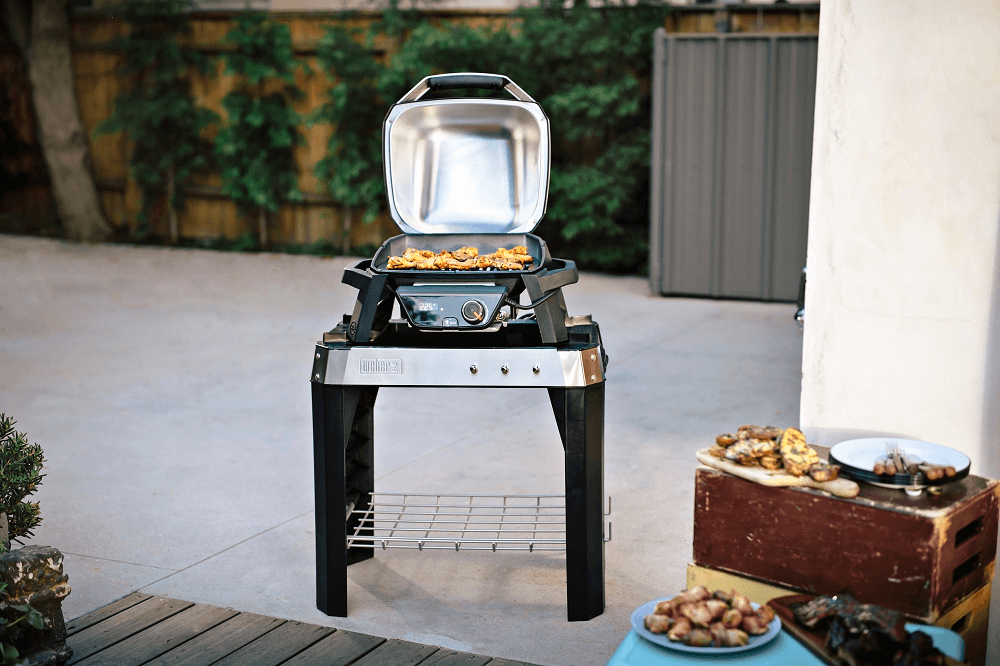 BARBECUE ELETTRICO PULSE 1000 NERO CON STAND