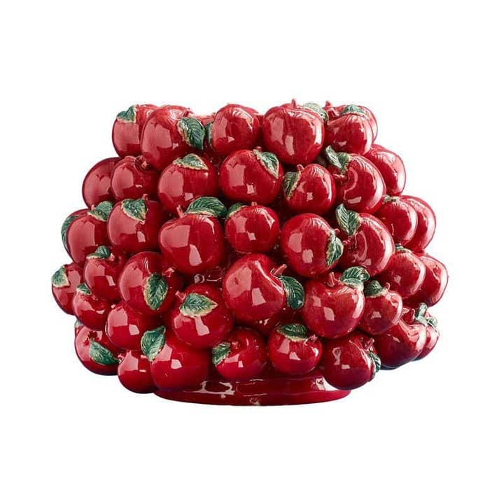 Vaso Mele in Terracotta 42x42x32 cm Rosso PERAGA HOME