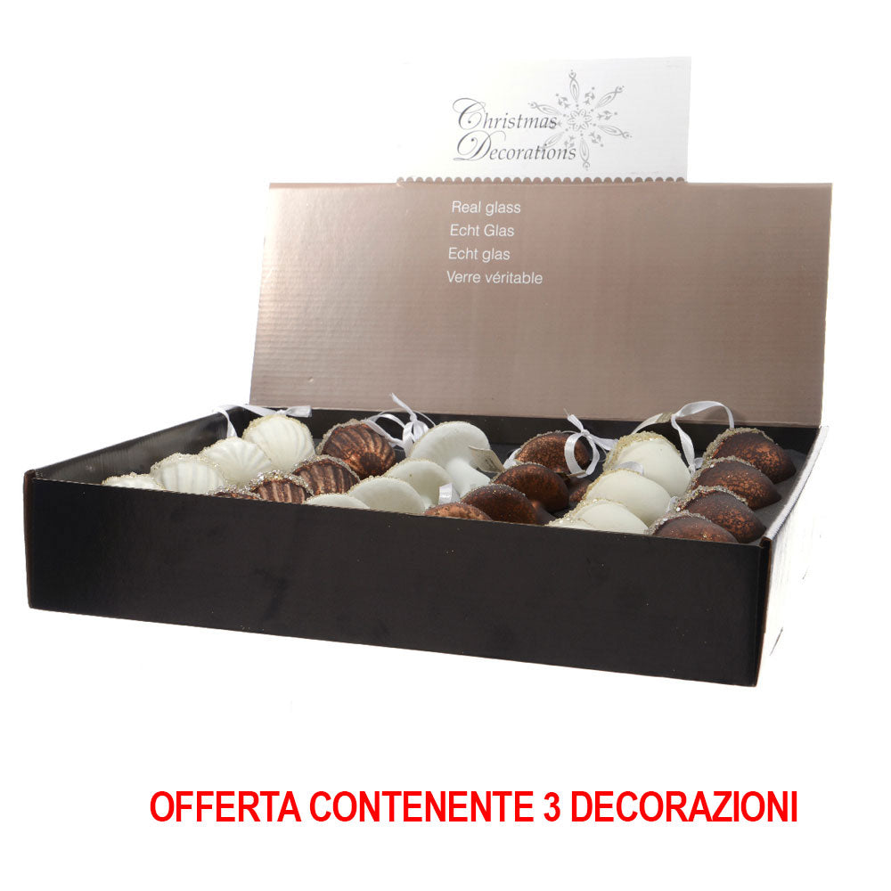OFFERTA 3 DECORAZIONI NATALIZIE MIX