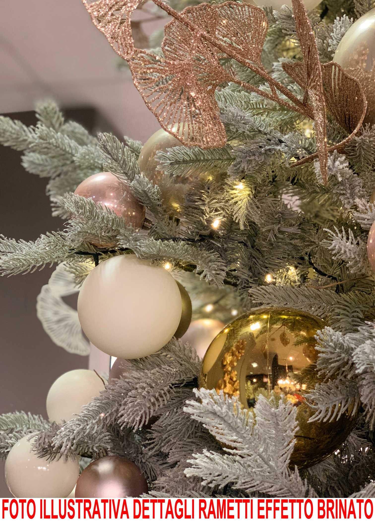 ALBERO DI NATALE GRANDIS 210CM VERDE BRINATO