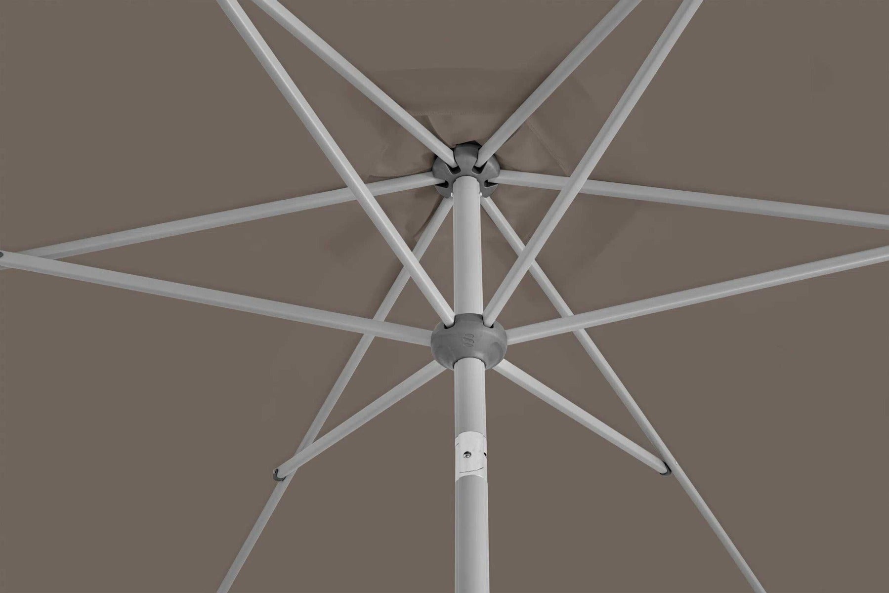 OMBRELLONE SLIDE PALO CENTRALE DIAM.250CM LIGHT TAUPE