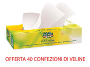 OFFERTA 40 CONFEZIONI DA 100 VELINE COSMETICHE CAD SIBILLE