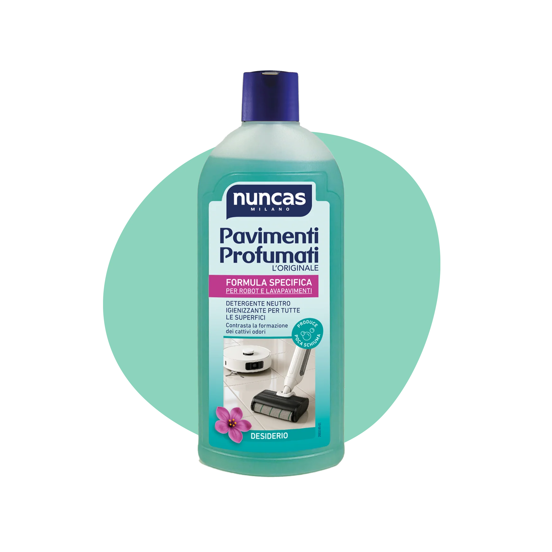 Detergente Pavimenti Profumati Robot 500ml Desiderio NUNCAS