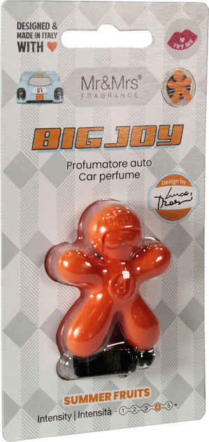 PROFUMATORE AUTO, BIG JOY ARANCIONE, FRAGRANZA SUMMER FRUITS