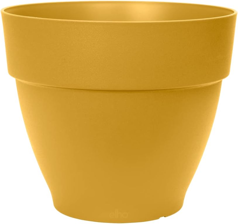 VASO VIBIA CAMPANA ROUND 25CM HONEY YELLOW