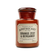 PADDYWAX Candela in Vetro Apothecary Fragranza Scorza d'Arancia e Bergamotto 226gr