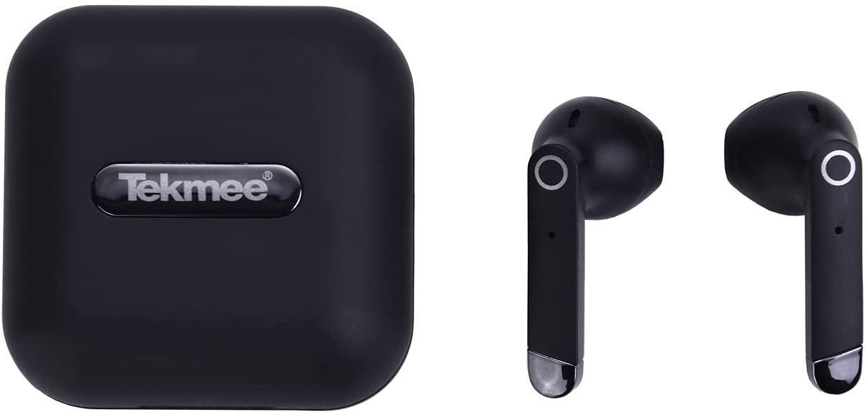 CUFFIE IN-EAR BLUETOOTH WIRELESS 5.0 NERE TEKMEE