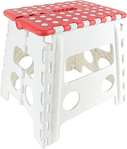 SGABELLO PIEGHEVOLE PICCOLO IN PVC COLORE ASSORTITO