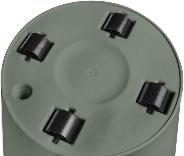 VASO LOFT URBAN ROUND WHEELS 50CM PISTACHE GREEN