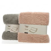PLAID NATALIZIO TEDDY 130X150 CM ROSA/GRIGIO ASSORTITO