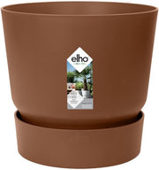 VASO GREENVILLE ROUND 40CM GINGER BROWN