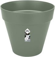 VASO LOFT URBAN ROUND WHEELS 50CM PISTACHE GREEN