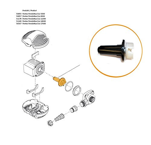 RICAMBIO ROTORE CPL. 14000 MAGNETIZZATO PER PONTEC PONDOMAX ECO 14000