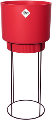 FIORIERA RIALZATA B.FOR STUDIO ROUND 30CM BRILLIANT RED