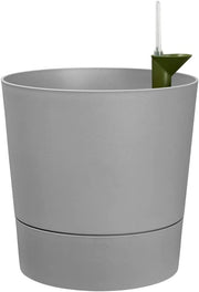 VASO GREENSENSE AQUA CARE ROUND 43CM LIGHT CONCRETE GRIGIO