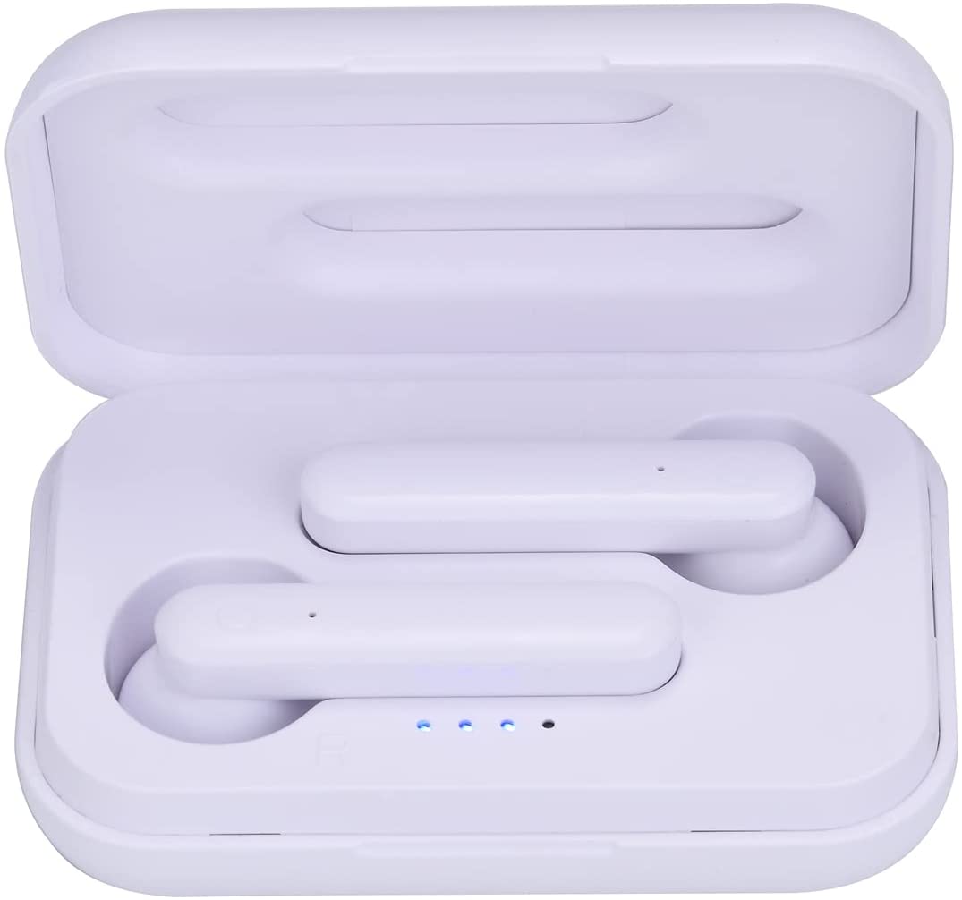 CUFFIE BLUETOOTH WIRELESS 5.0 BIANCHE TEKMEE