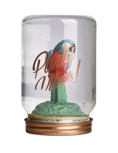 GIARA SFERA AD ACQUA JAR SNOWGLOBE PAPPAGALLO
