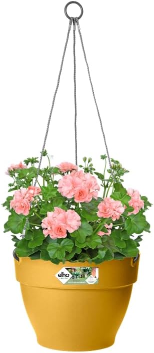 VASO VIBIA CAMPANA HANGING BASKET 26CM HONEY YELLOW