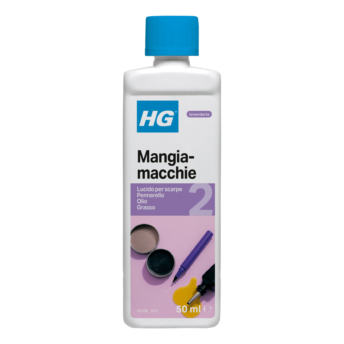 HG Fleckenentferner Nr. 2, Markerstifte, Fett, Öl, 50 ml