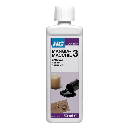 HG Mangiamacchie n. 3 Rimuovi macchie di cera resina e catrame 50ml