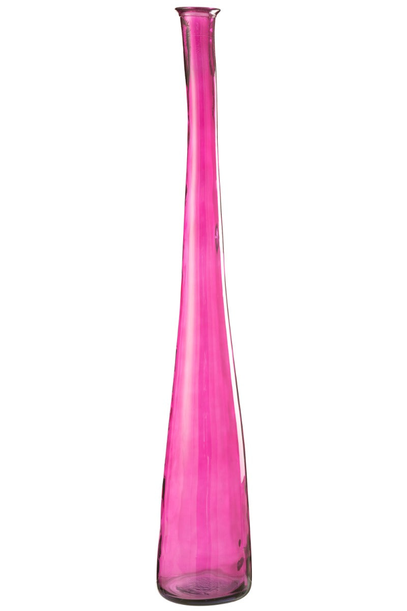 VASO NOAH IN VETRO, FUCSIA, GRANDE
