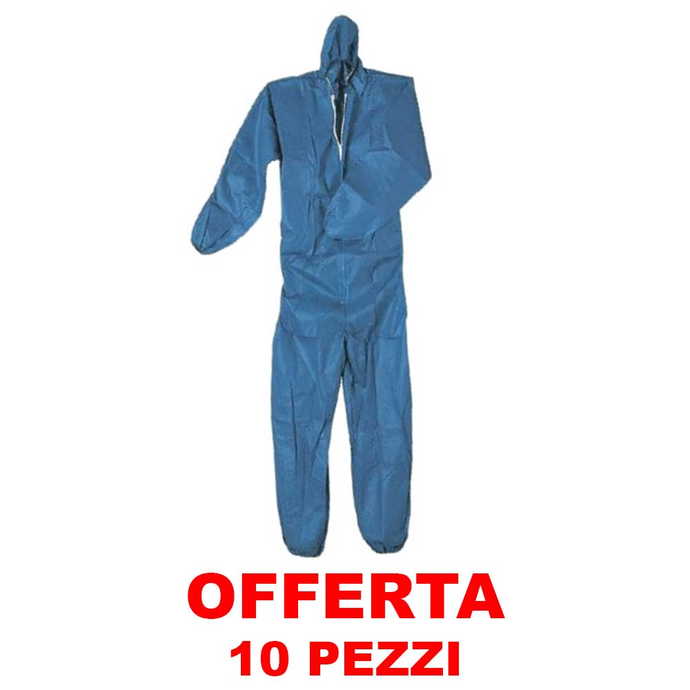 OFFERTA 10 TUTE IN POLIPROPILENE BLU XL  PROTEXIO 07498