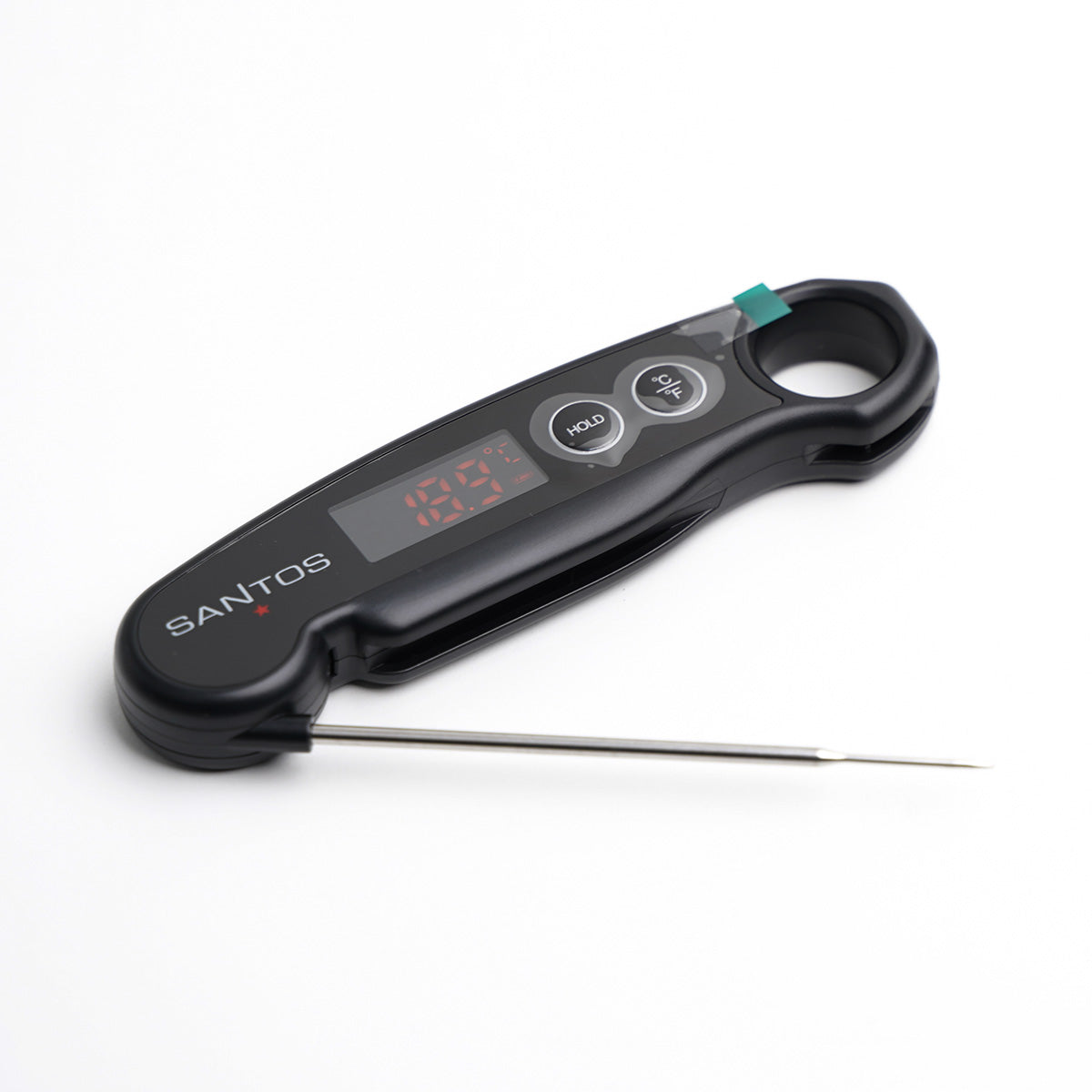 Termometro Digitale BBQ Lettura Rapida 16x1.8x4.4cm Santos