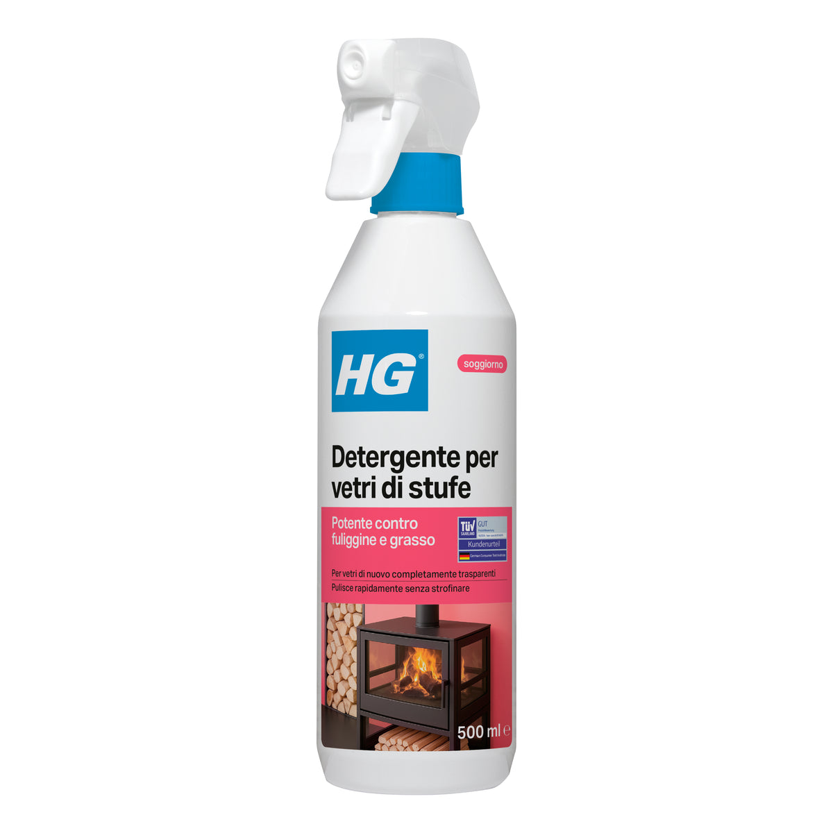 HG DETERGENTE PER VETRI DI STUFE 500 ML