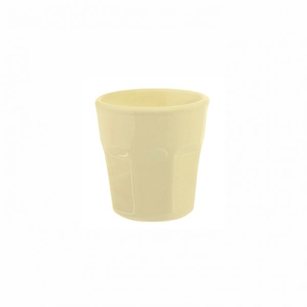 BICCHIERINO DA CAFFE' TRENDY CREMA 80 ML IN CERAMICA