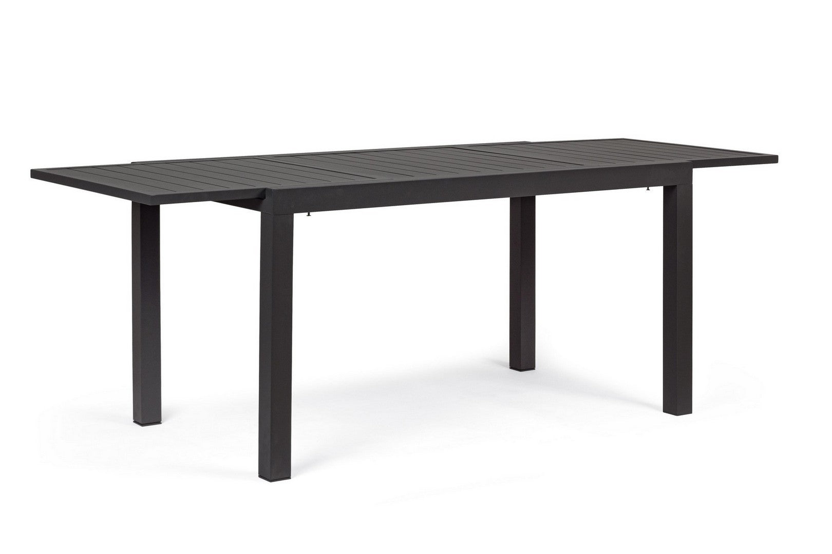 OFFERTA TAVOLO HILDE ALLUNGABILE 140/210X77CM ANTRACITE +4 POLTRONE DUCA