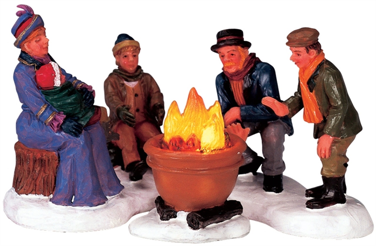 RISCALDARSI VICINI AL FALO' - BONFIRE, SET OF 3