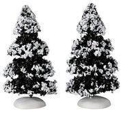 ALBERI INNEVATI PICCOLI - 4 EVERGREEN TREE, SET OF 2