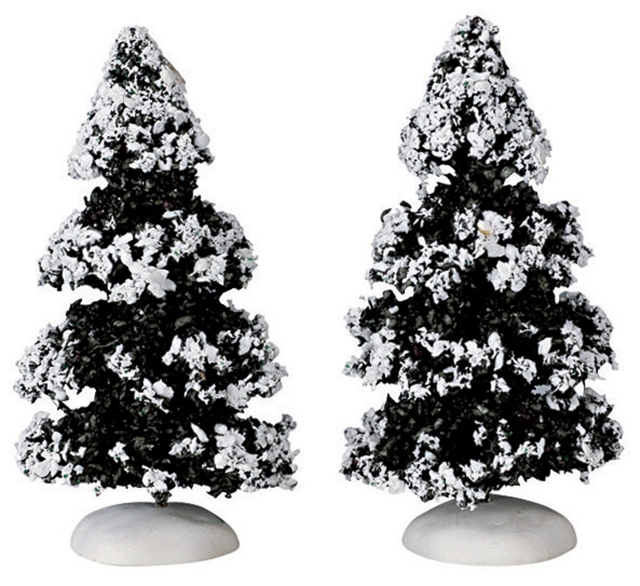 ALBERI INNEVATI PICCOLI - 4 EVERGREEN TREE, SET OF 2