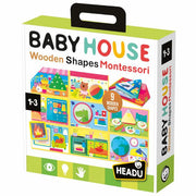 Gioco Educativo Montessori Forme in Legno 1-3 anni Headu