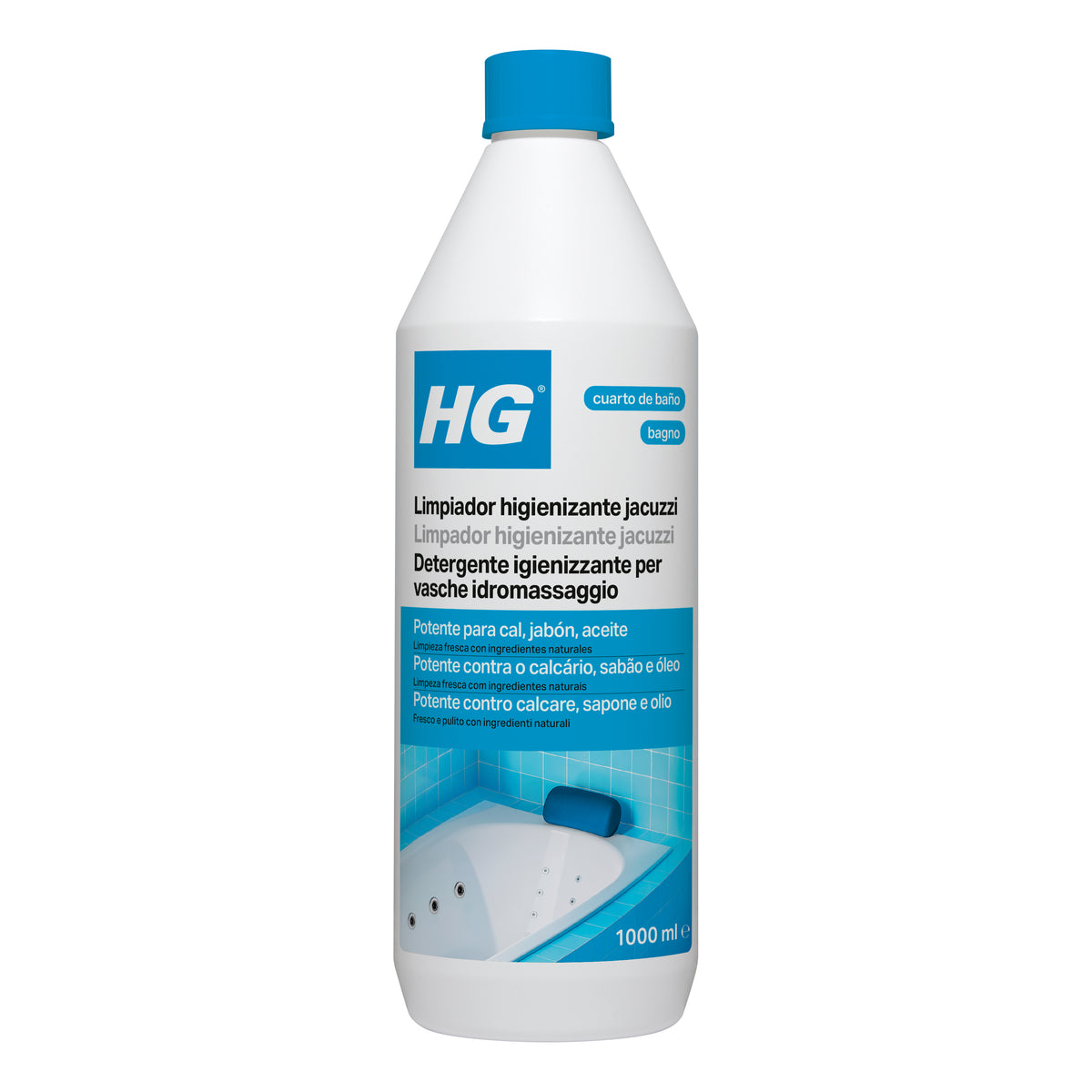 HG DETERGENTE IGIENIZZANTE PER VASCHE IDROMASSAGGIO 1 L