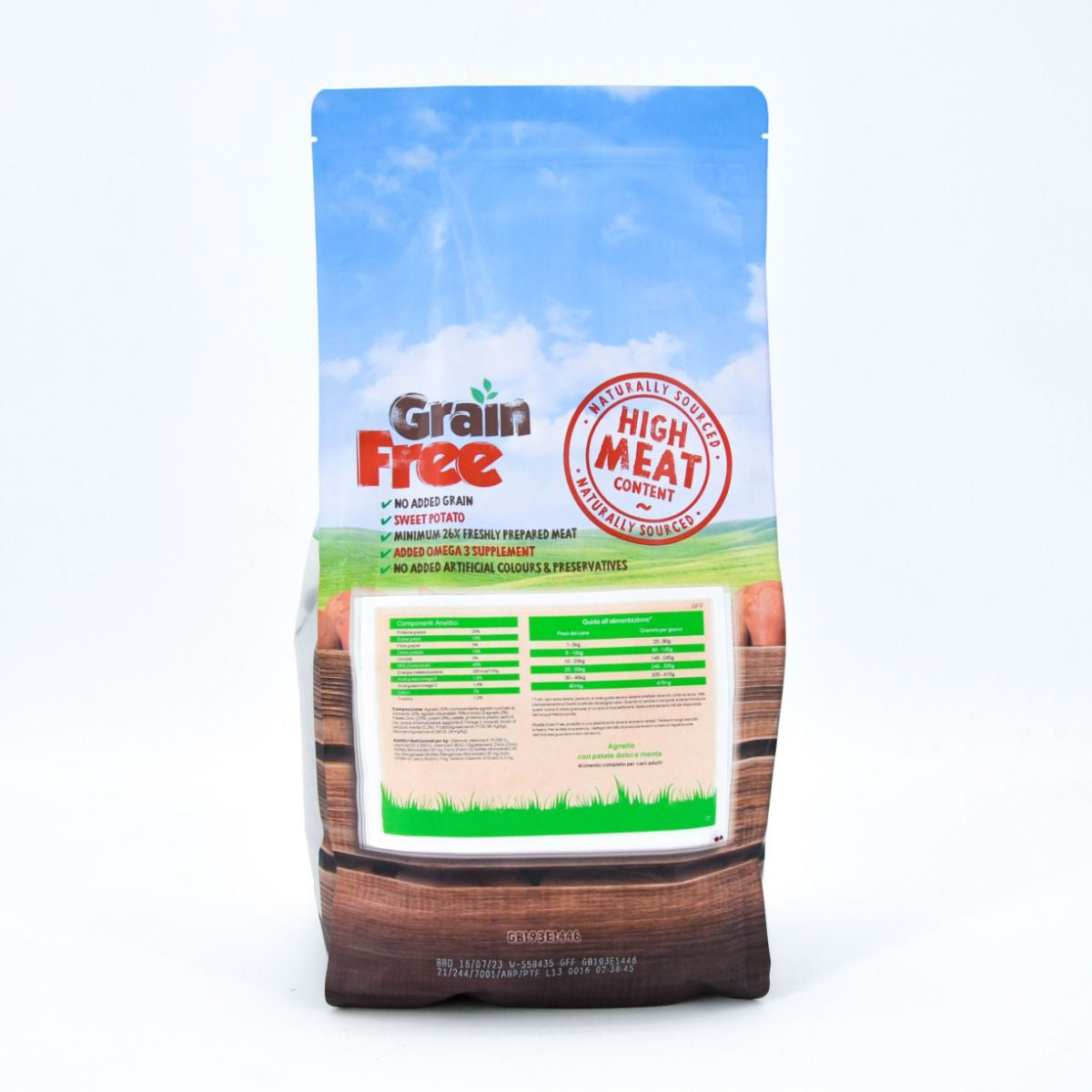 CROCCHETTE PERAGA GRAIN FREE PER CANE ADULTO 6KG AGNELLO
