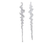 DECORAZIONE STALATTITE CON GLITTER H25CM MODELLO ASSORTITO