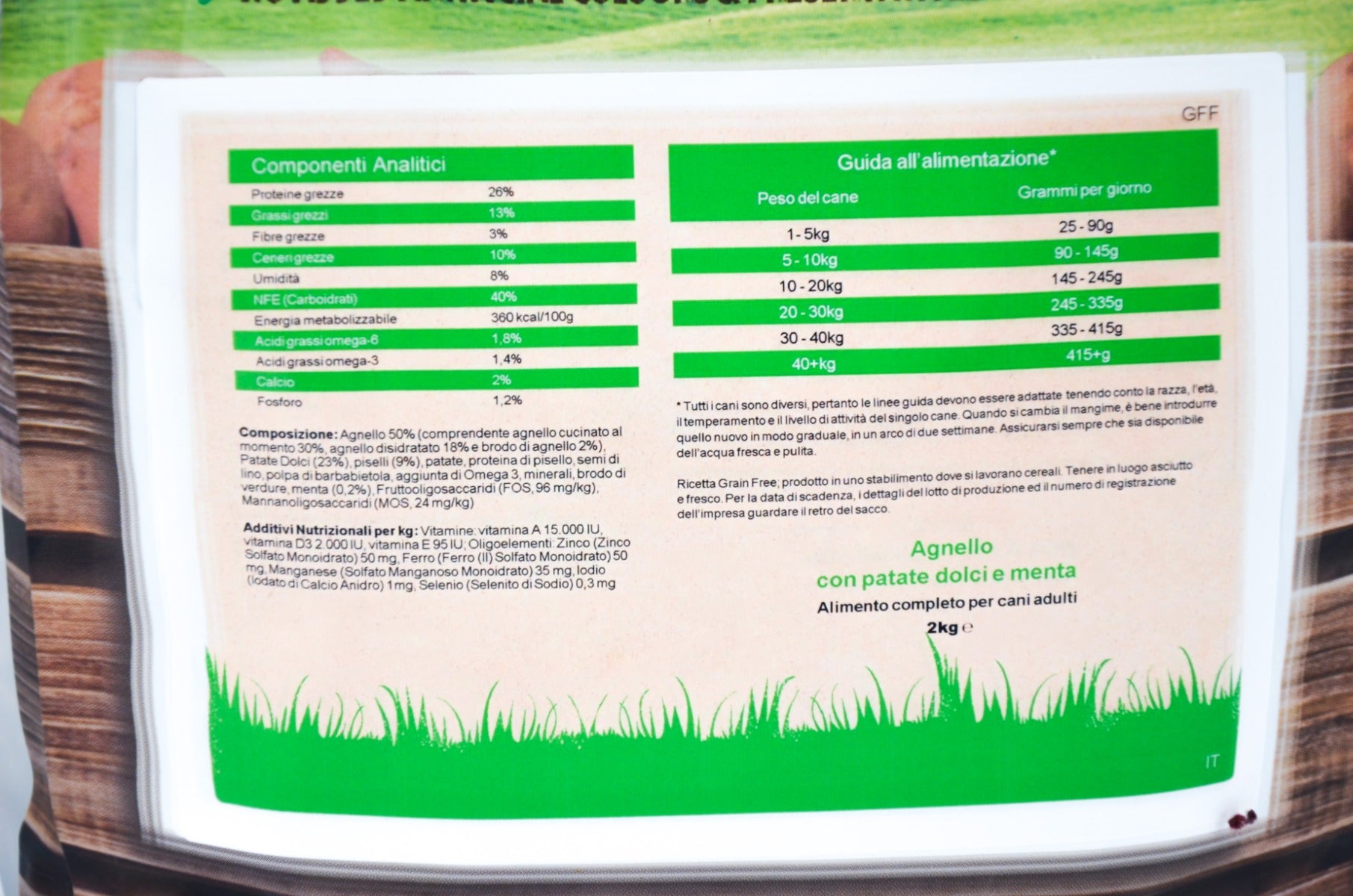 CROCCHETTE PERAGA GRAIN FREE PER CANE ADULTO 2KG AGNELLO